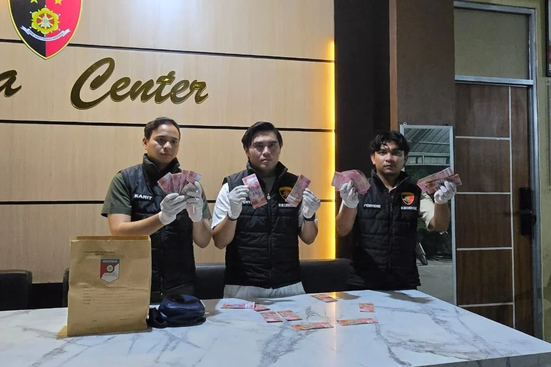 Foto. Satreskrim Polresta Pontianak Ungkap Kasus Peredaran Uang Palsu (Dok. Istimewa)